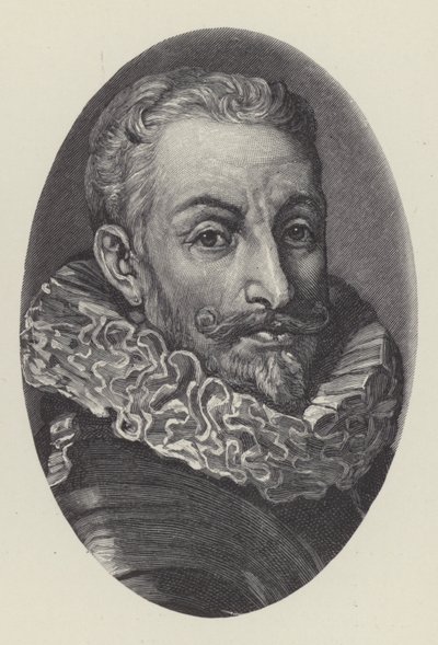 Johann Tserclaes, Count of Tilly, Dutch general of the Thirty Years War by Anthony van after Dyck